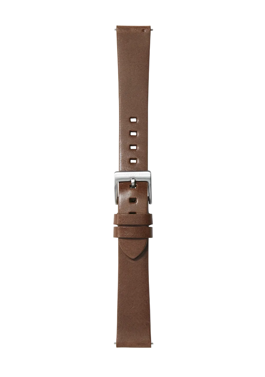 16mm Veg Tanned Leather Band - Olive