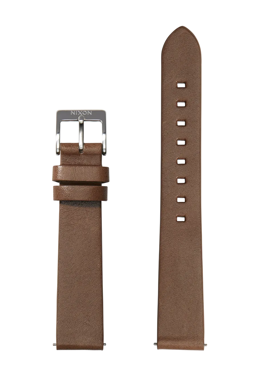 16mm Veg Tanned Leather Band - Olive