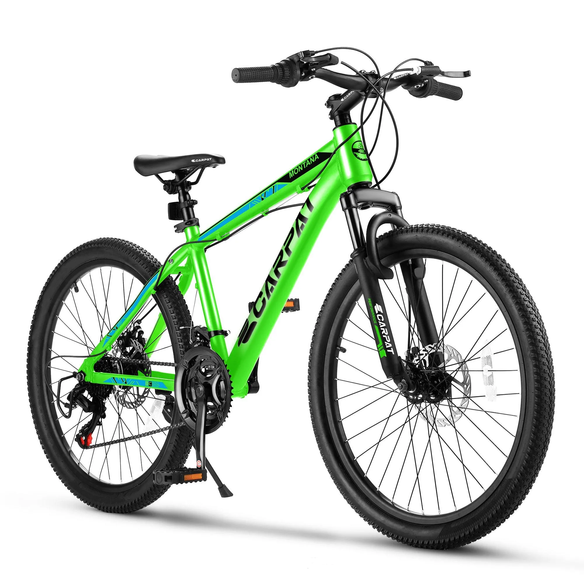 24" Mountain Bike, Aluminium Frame, Shimano 21-Speed, Disc Brakes