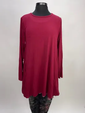 2AM Long Sleeves Tunic - Cranberry