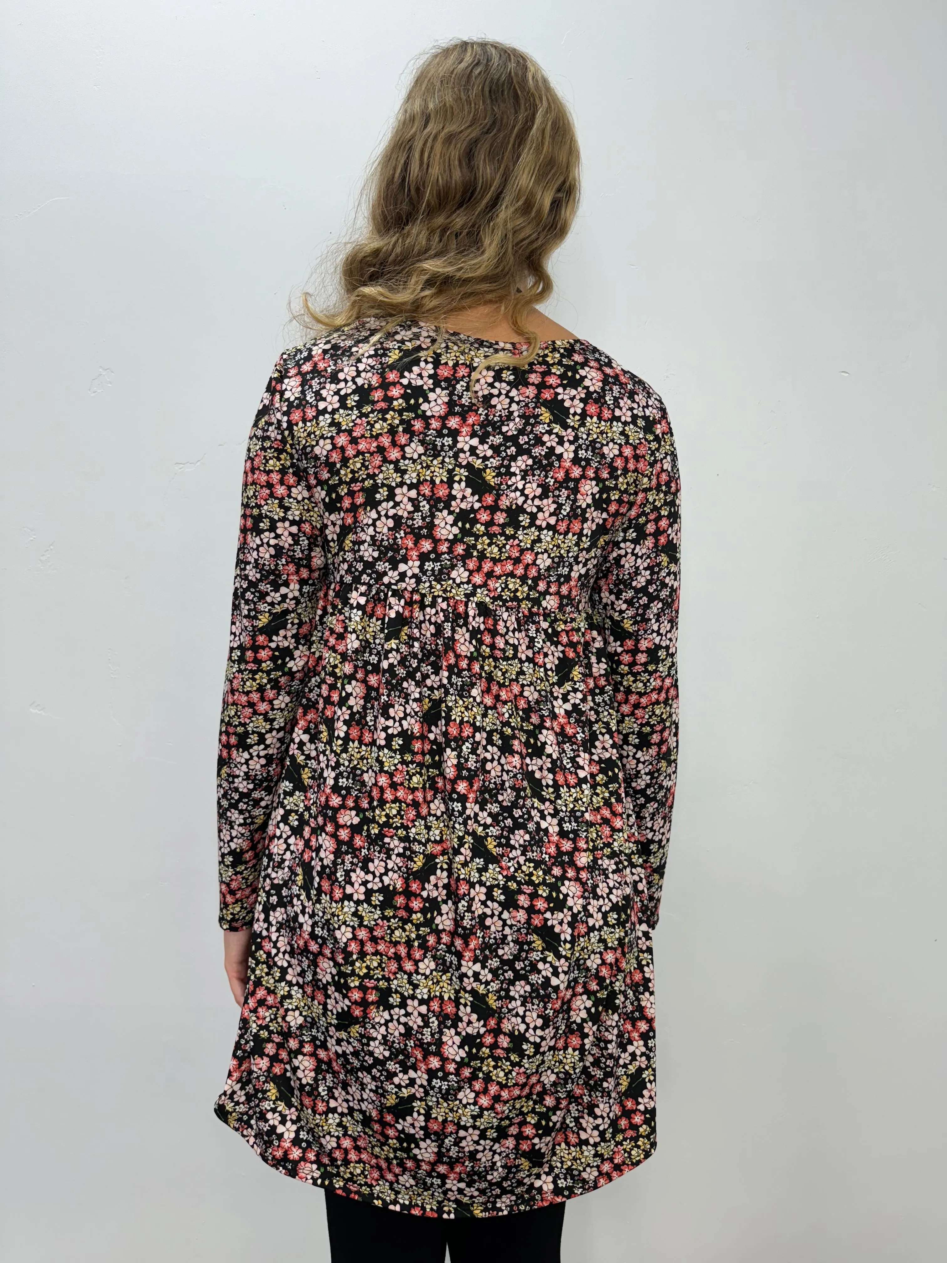 2AM Long Sleeves Tunic - Pansy