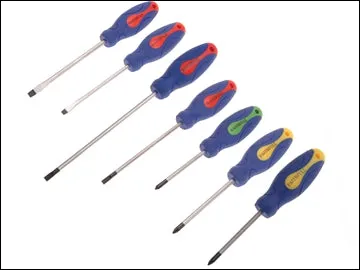 7 Piece Screwdriver Set - Soft Grip (FAITHFULL)