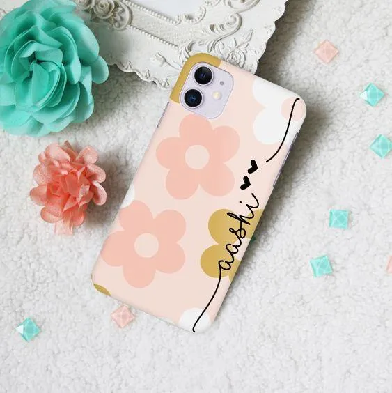 Aesthetic Floral Phone Case Cover For Vivo