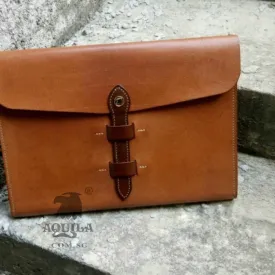 Aquila Coppertan Leather Laptop/Tablet Sleeve