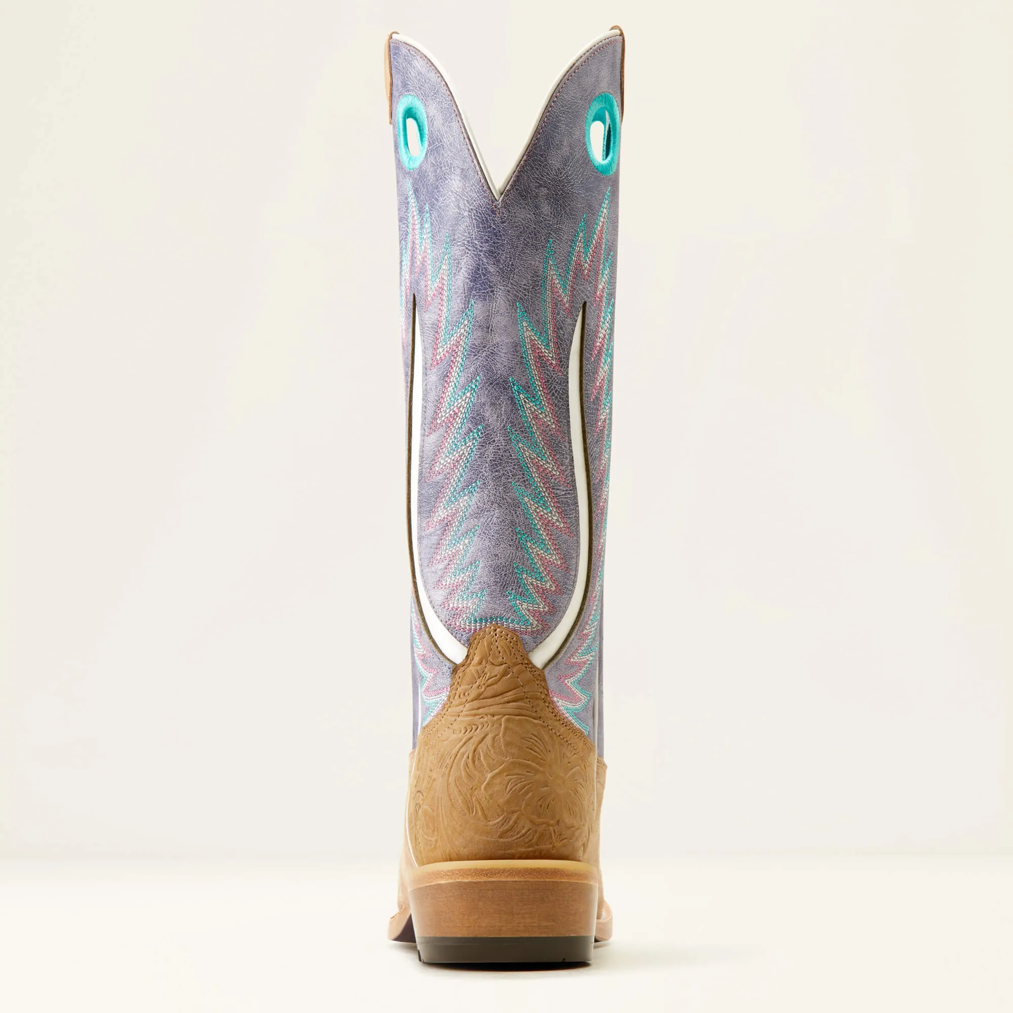 Ariat Women's Futurity Fort Worth Western Boot in Truly Taupe/ Lavender Fields