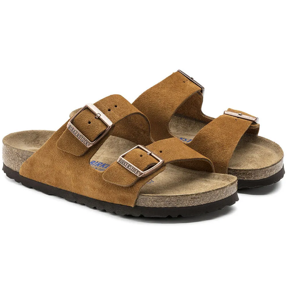 Arizona Soft Footbed Suede Leather 'Mink'