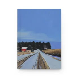 Ben Bauer: "County Road 4 Farmstead" - Hardcover Journal Matte