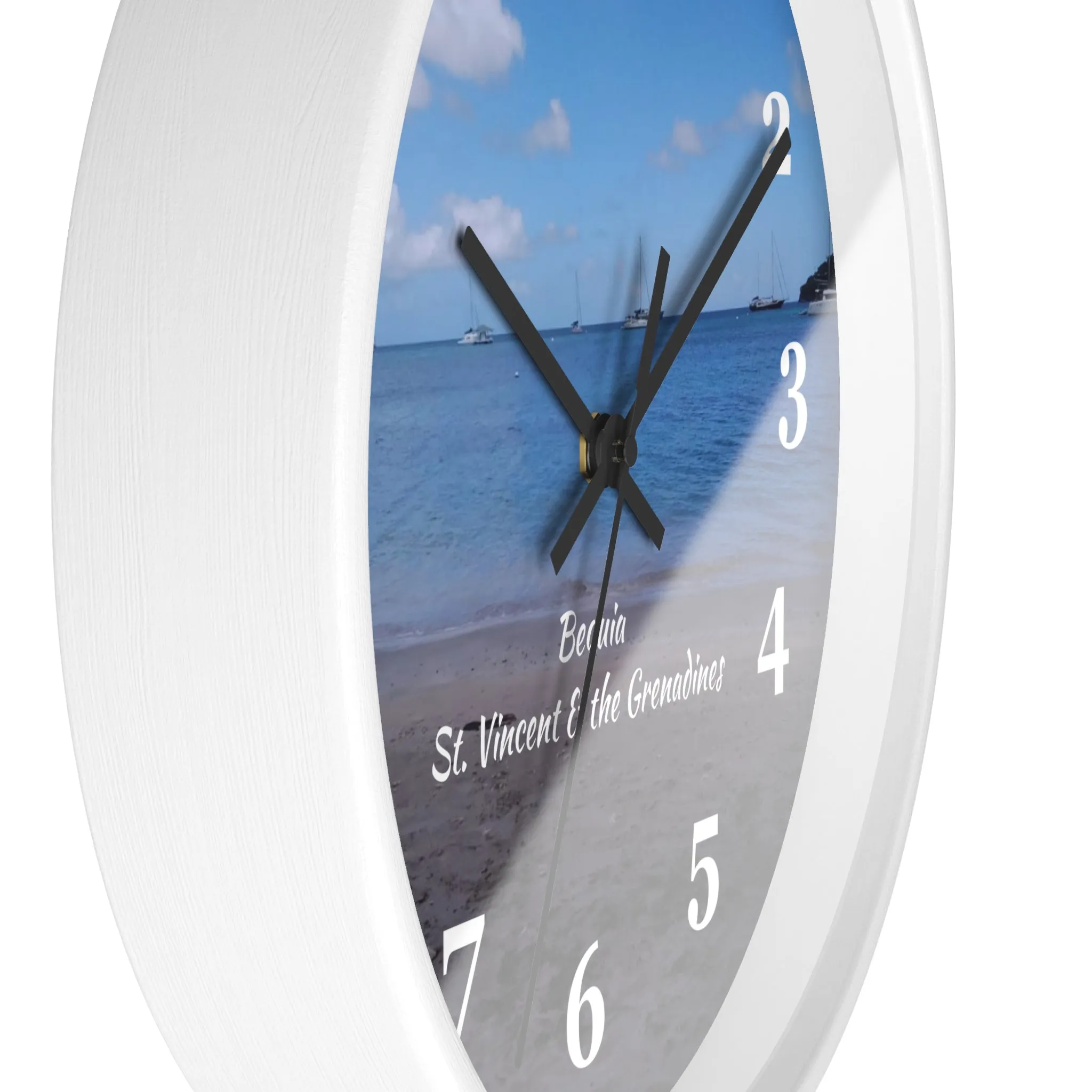 Bequia Beach St. Vincent and the Grenadines Wall Clock