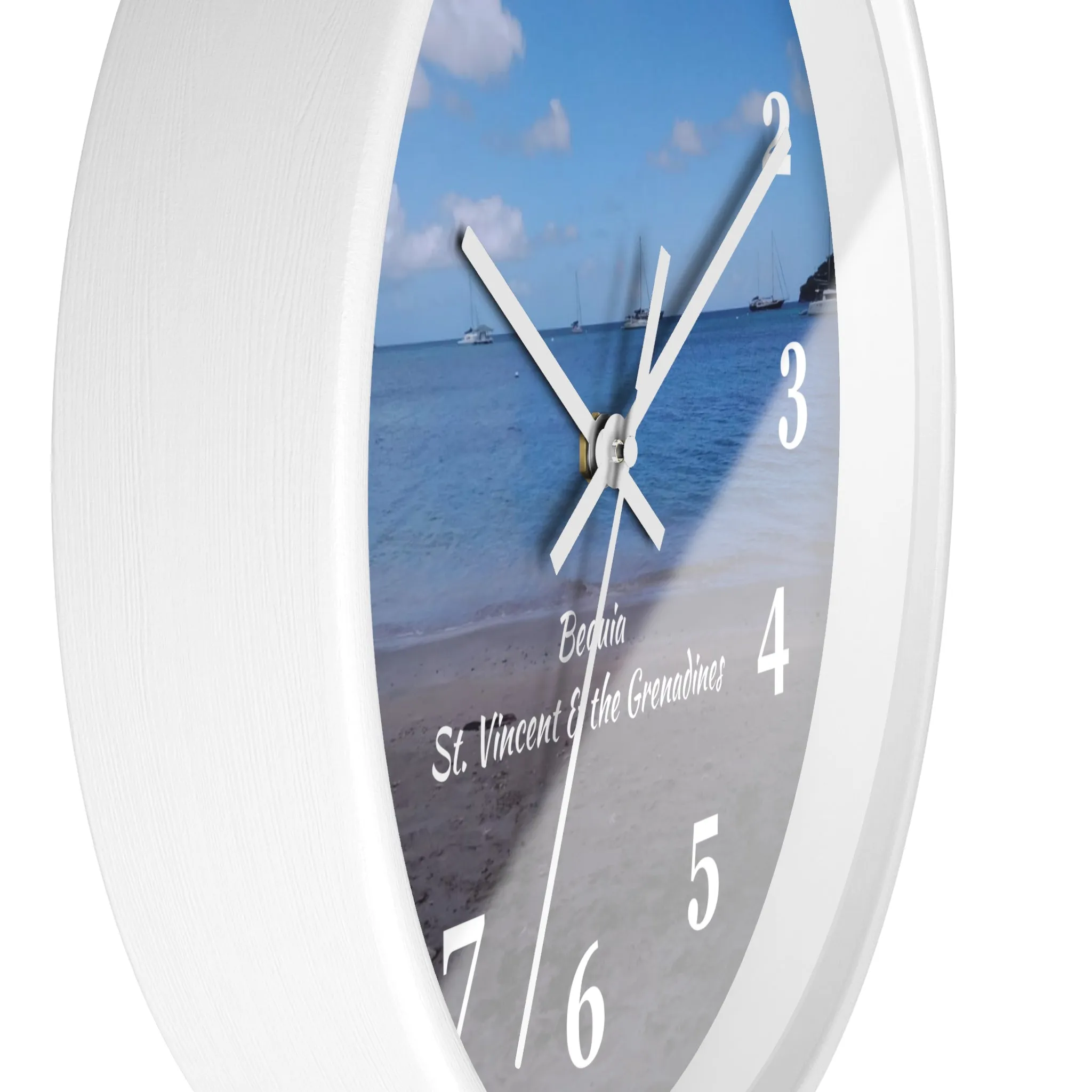 Bequia Beach St. Vincent and the Grenadines Wall Clock