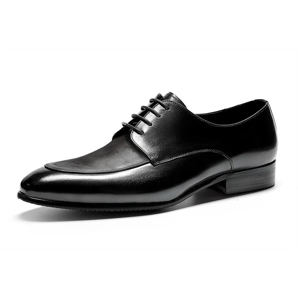 Block Heel Lace Up Oxford for Men