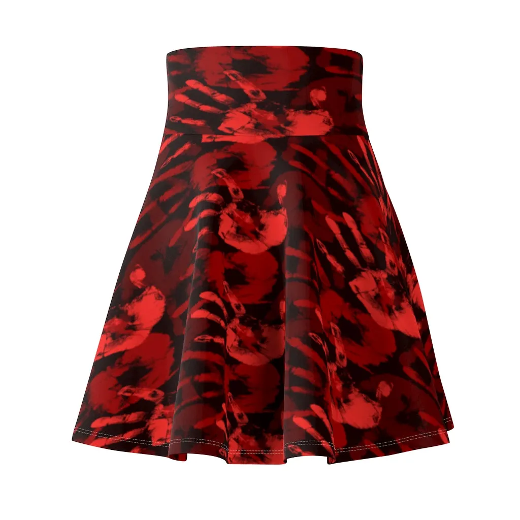 Bloody Hands Skater Skirt