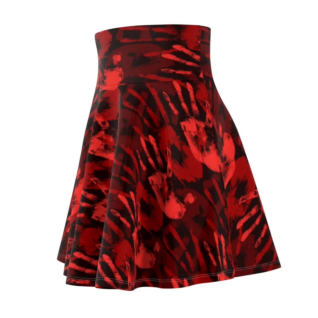 Bloody Hands Skater Skirt