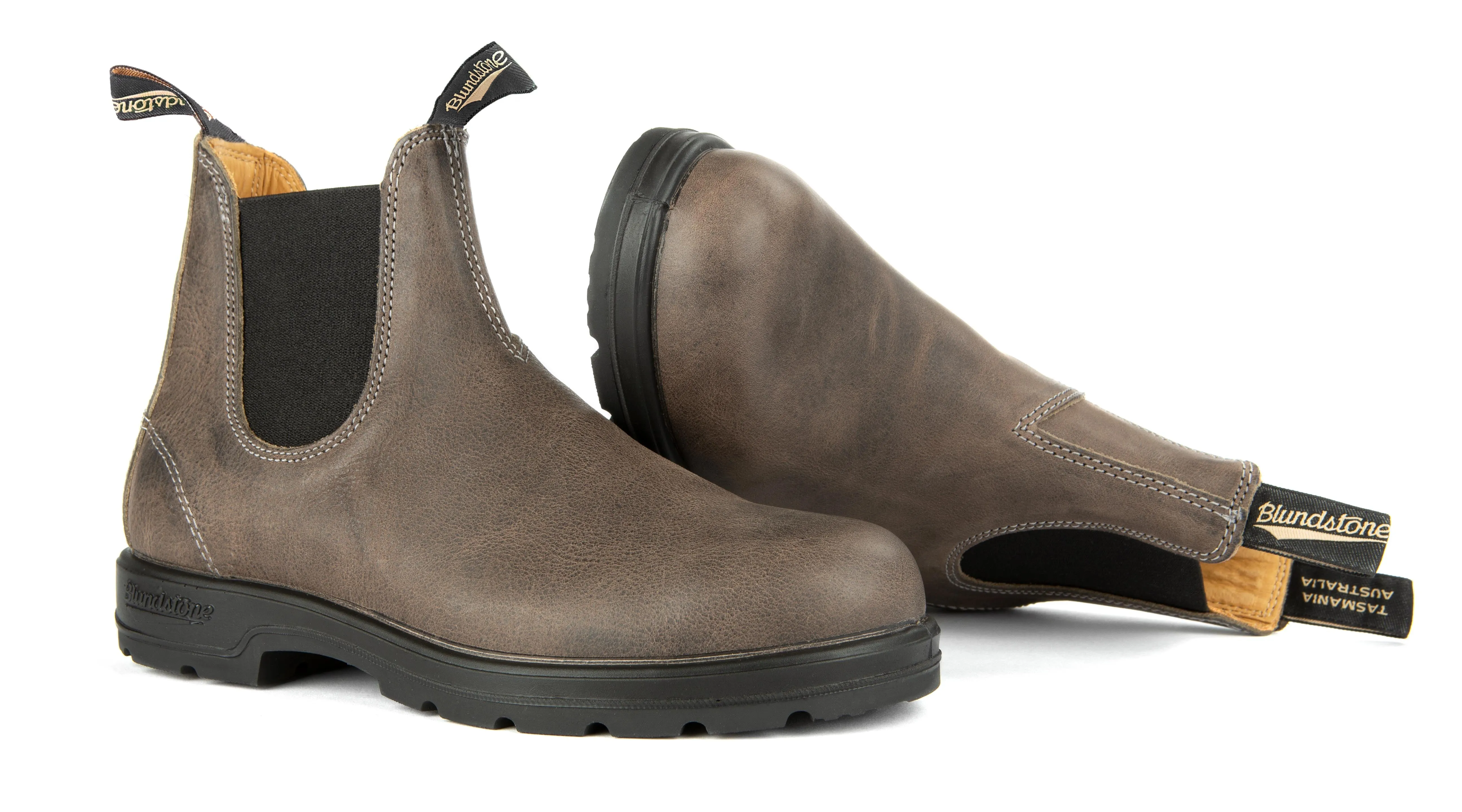 Blundstone Leather Lined In Steel Grey 1469