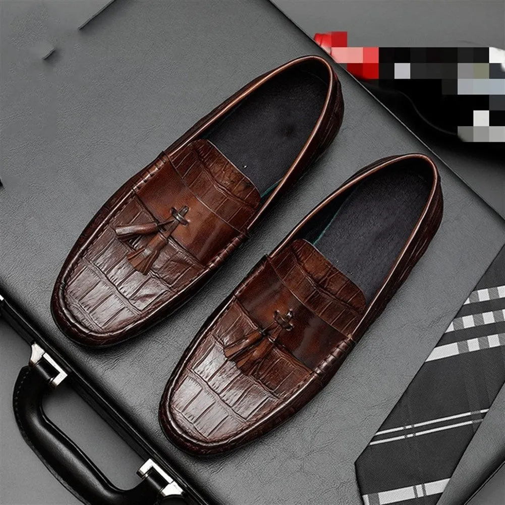 Boat Driving Tassel Loafers for Men