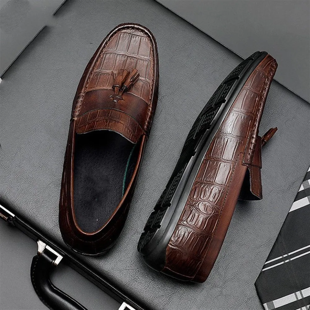 Boat Driving Tassel Loafers for Men