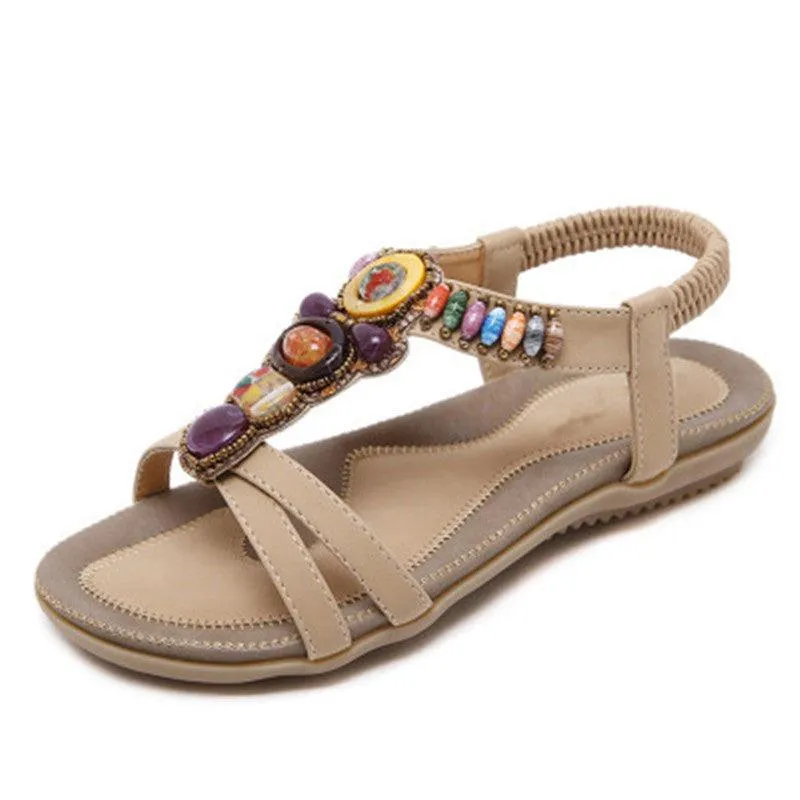 Bohemian ethnic sandals