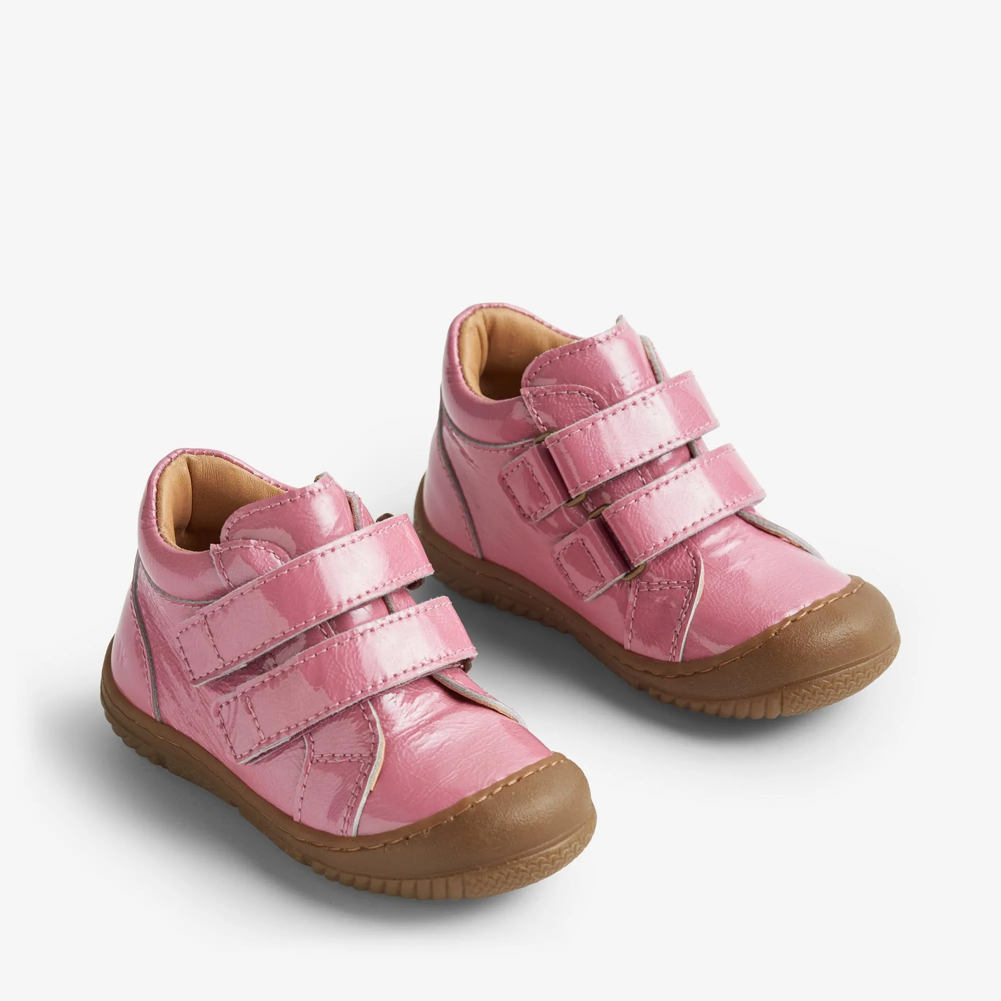 Bootie Double Velcro Ivalo Patent - pink