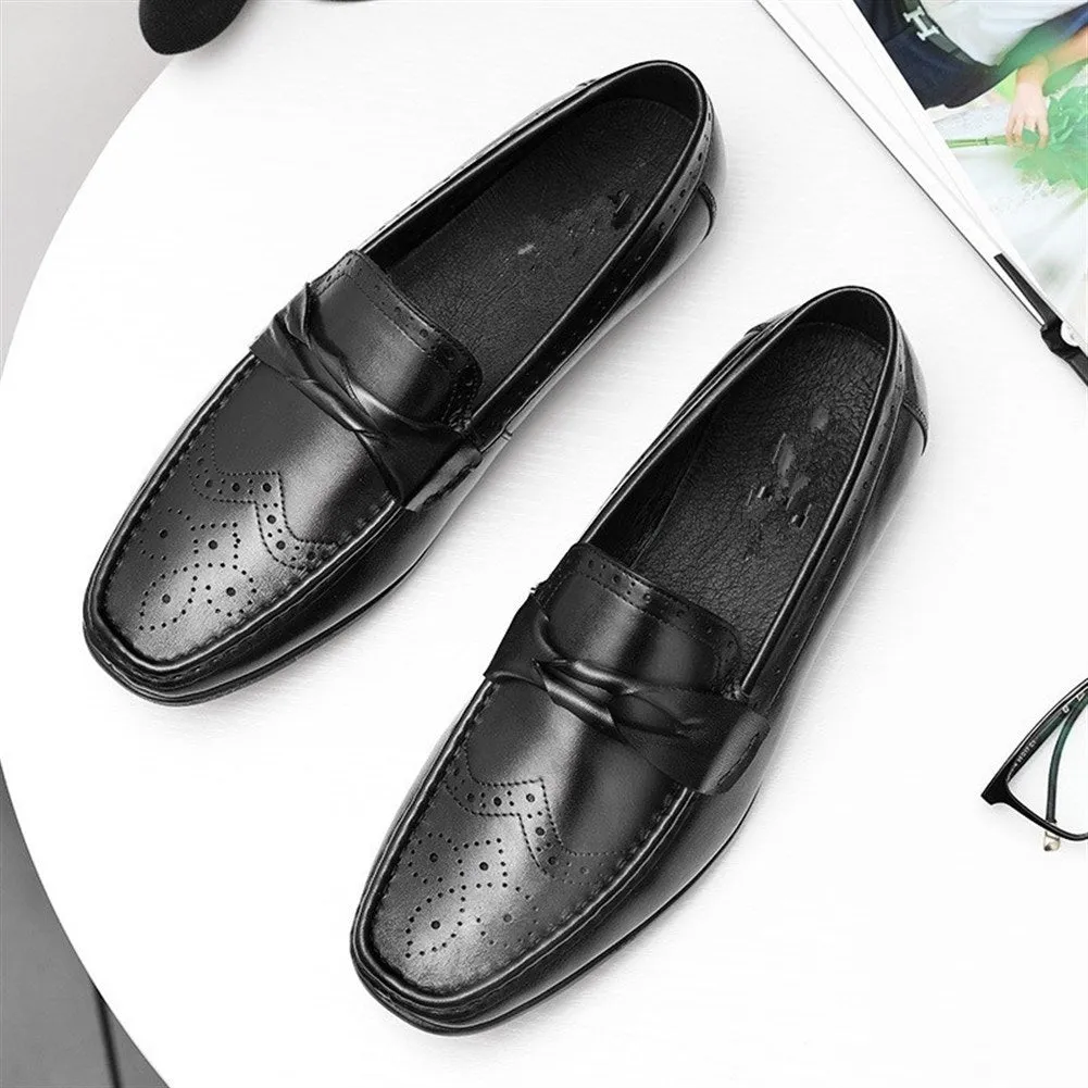 Brogue Carving Flats Casual Loafer for Men