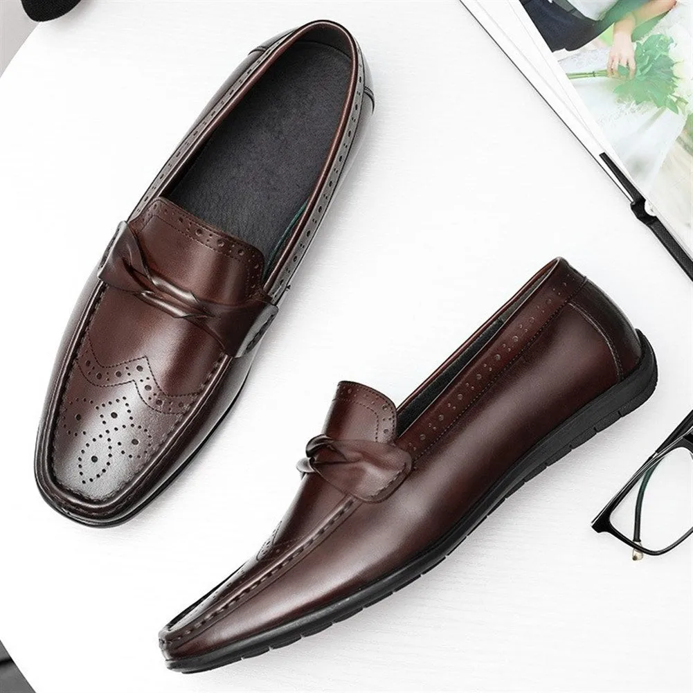 Brogue Carving Flats Casual Loafer for Men