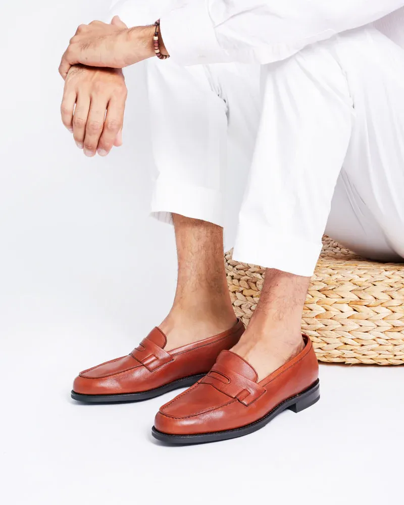 Brown Soft Leather  Loafer