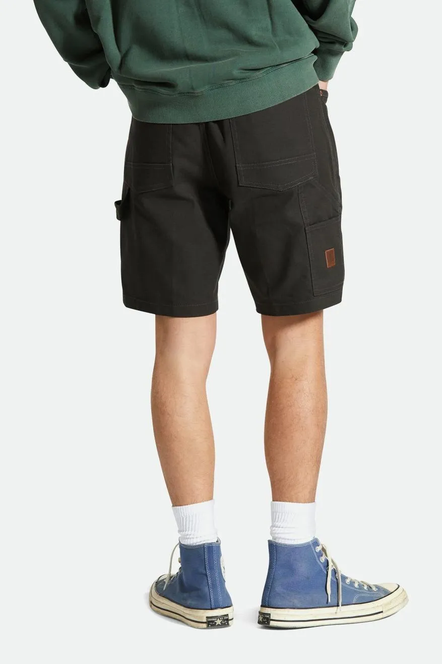 Builders Carpenter Stretch Short - Washed Black