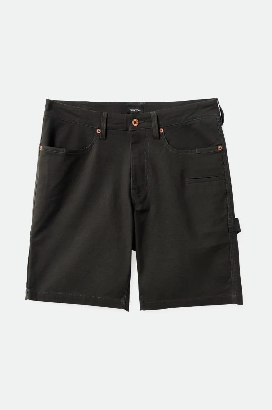 Builders Carpenter Stretch Short - Washed Black