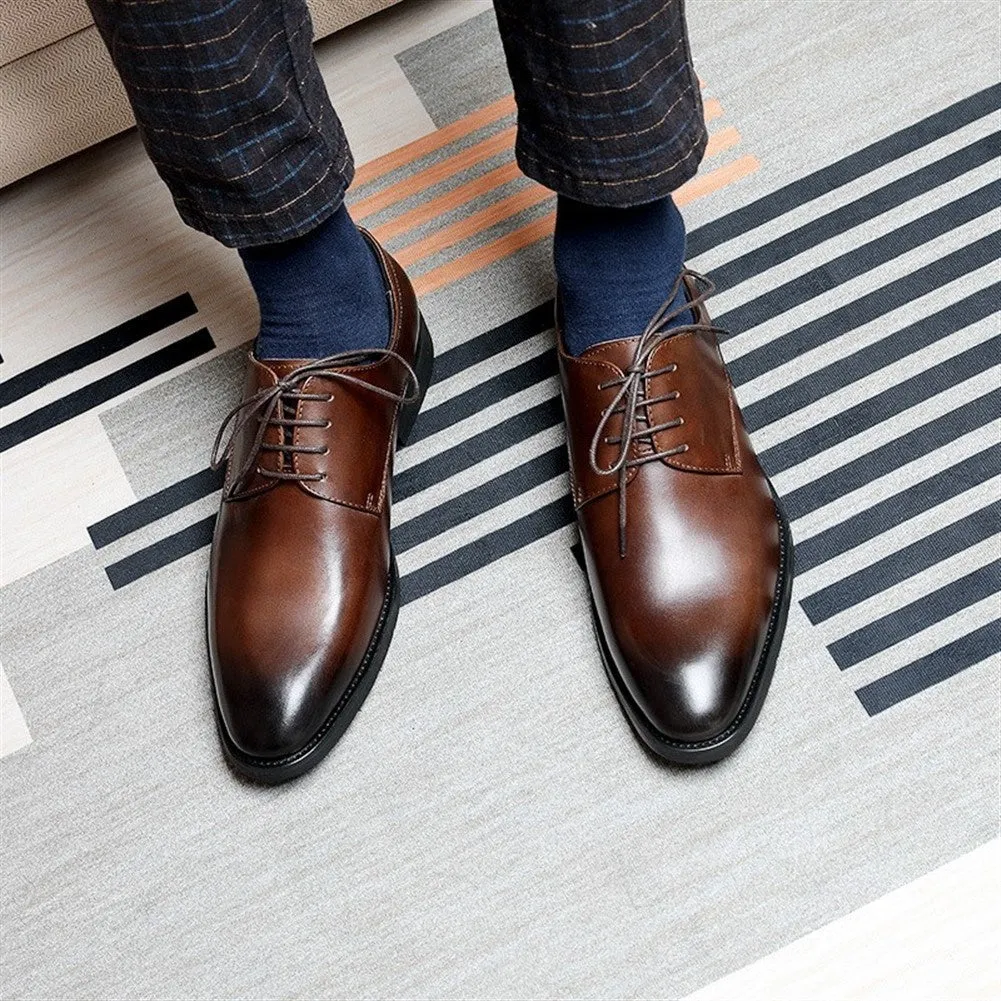 Burnished Pointed Oxford for Men