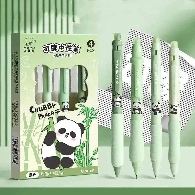 Cartoon Chubby Panda Erasable Pen for School Children