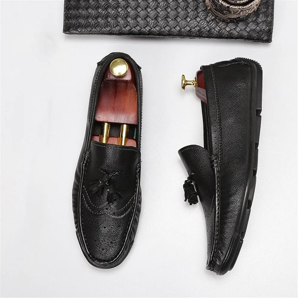 Carving Wingtip Casual Loafer for Men