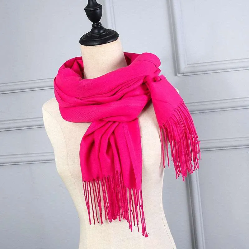 Cashmere Korean Solid Color Scarf