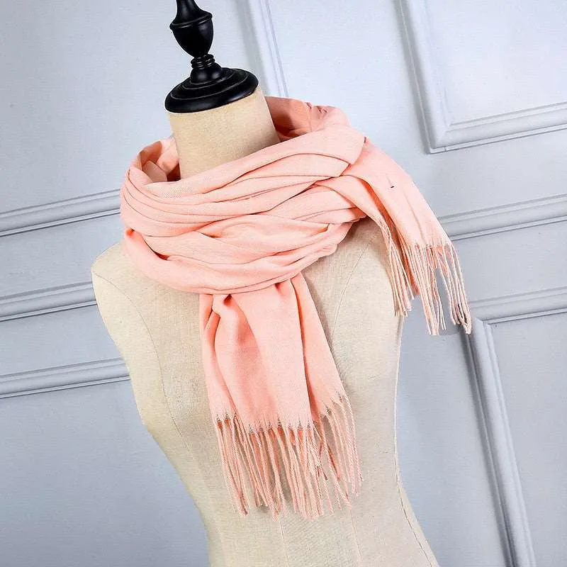 Cashmere Korean Solid Color Scarf