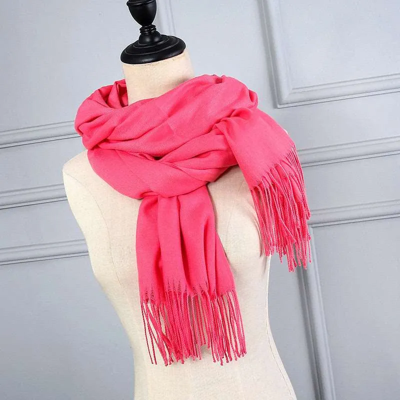 Cashmere Korean Solid Color Scarf