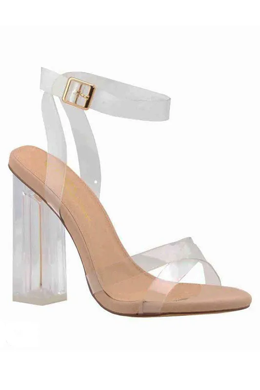 Chunky Lucite Heel