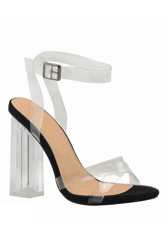 Chunky Lucite Heel