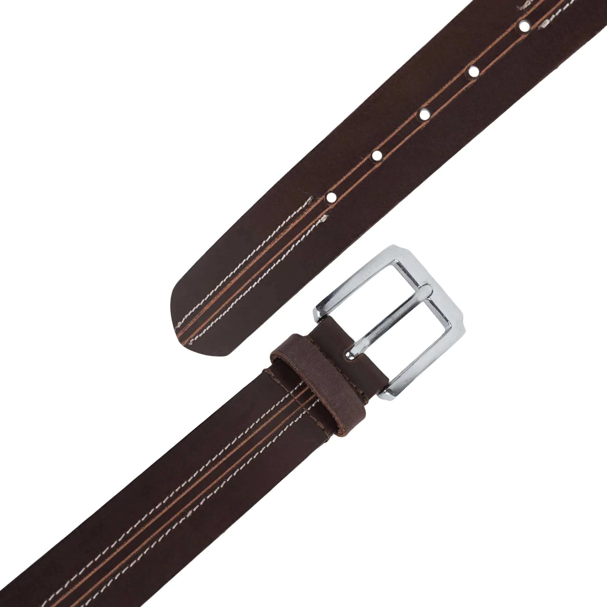 CIMONI Genuine Men's Leather Belt A Perfect Blend of Casual Wear - Metal Buckle Belts ( 1 Year Gurantee)