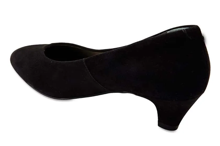 Colette Heel in Black Suede