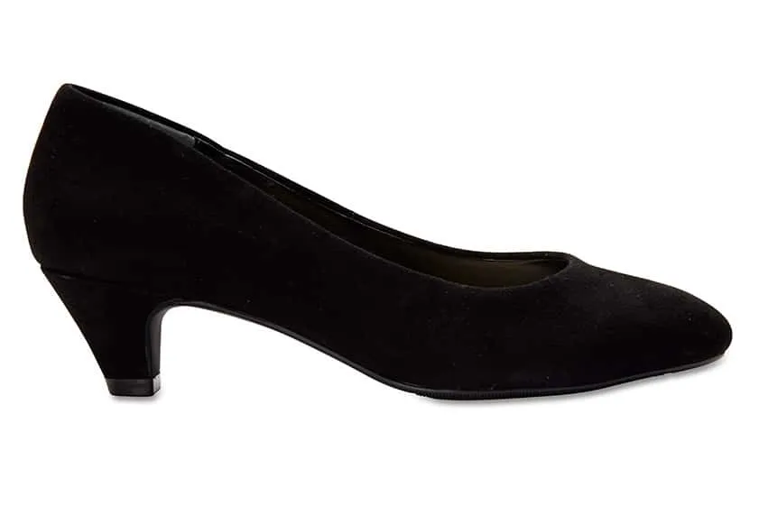 Colette Heel in Black Suede