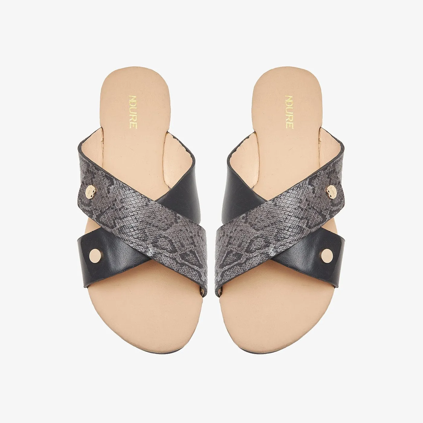 Cross Strap Chappals for Women