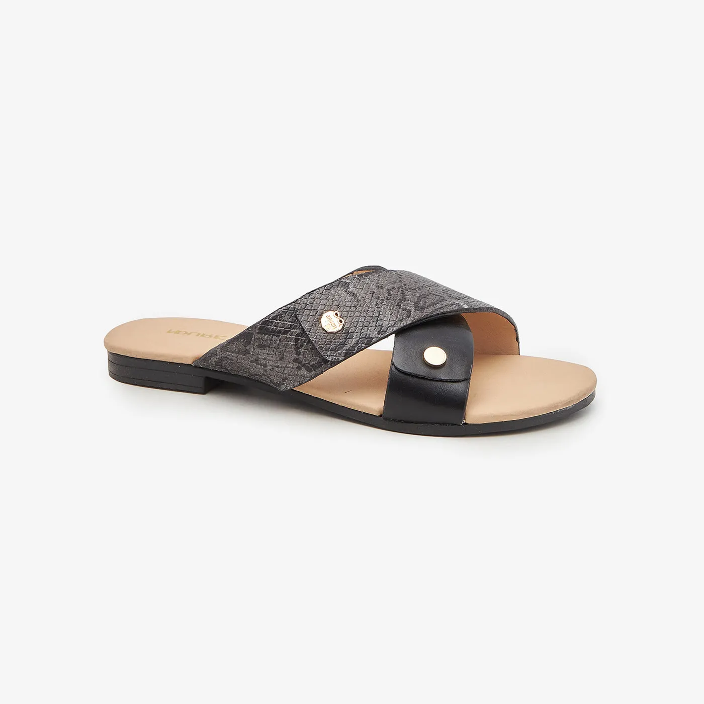 Cross Strap Chappals for Women