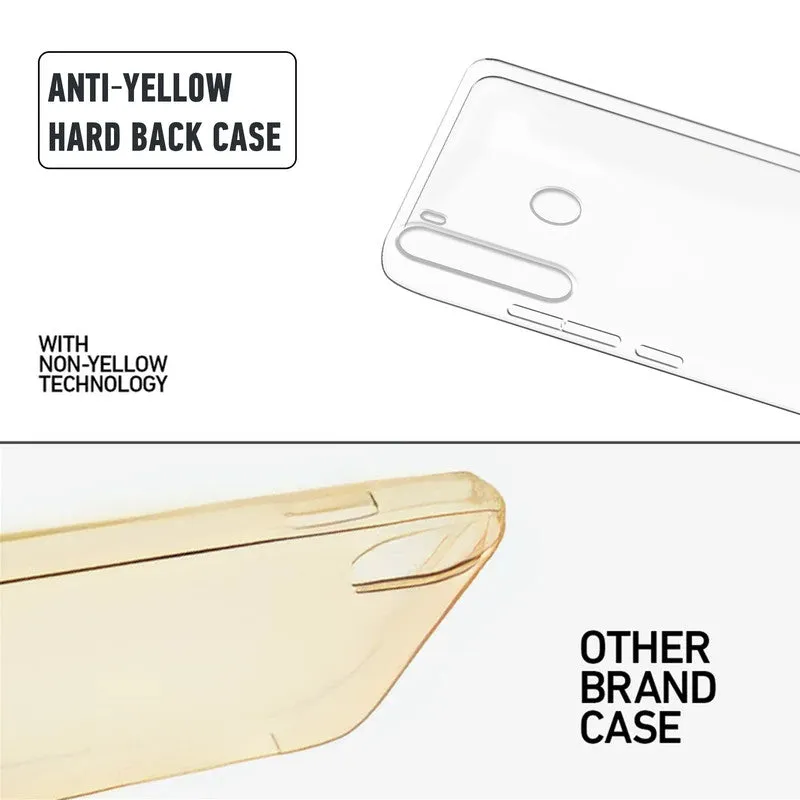 Crystal Clear Hard Back Anti-Yellowing Phone Case For Redmi Note 8