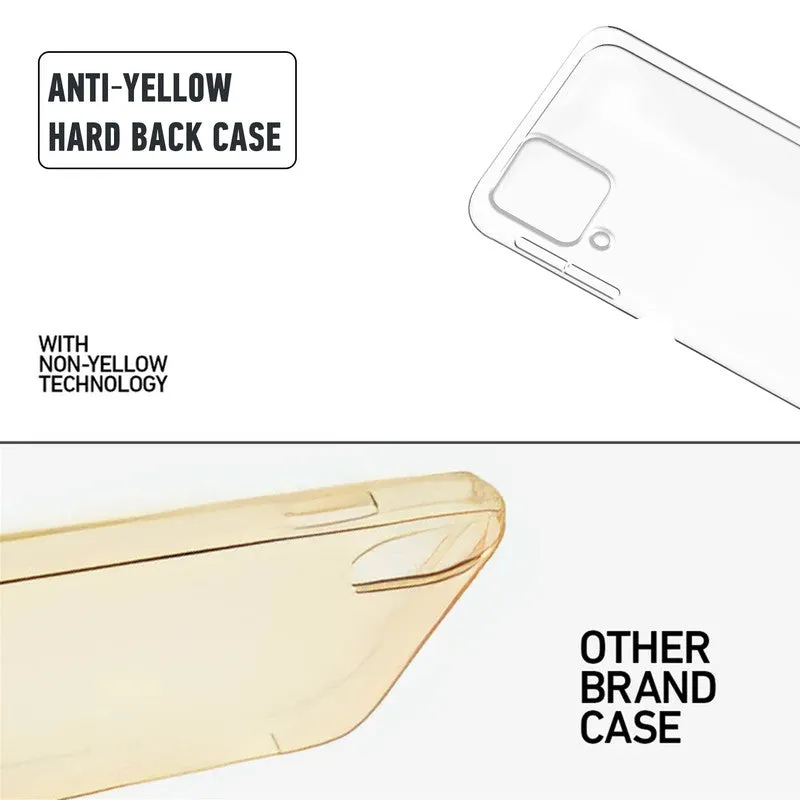 Crystal Clear Hard Back Anti-Yellowing Phone Case For Samsung F12 5G