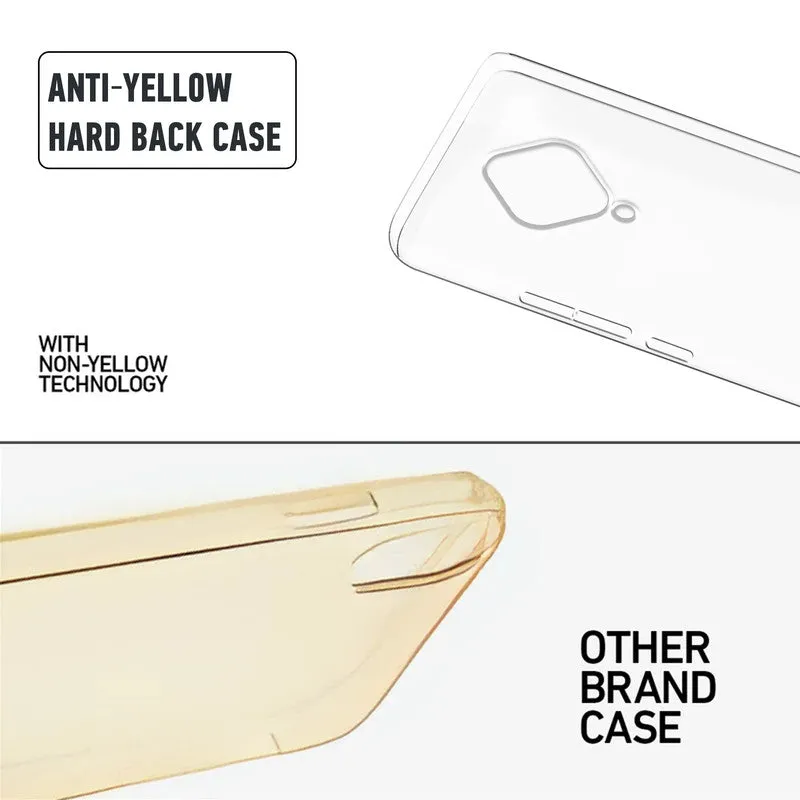 Crystal Clear Hard Back Anti-Yellowing Phone Case For Vivo S1 Pro