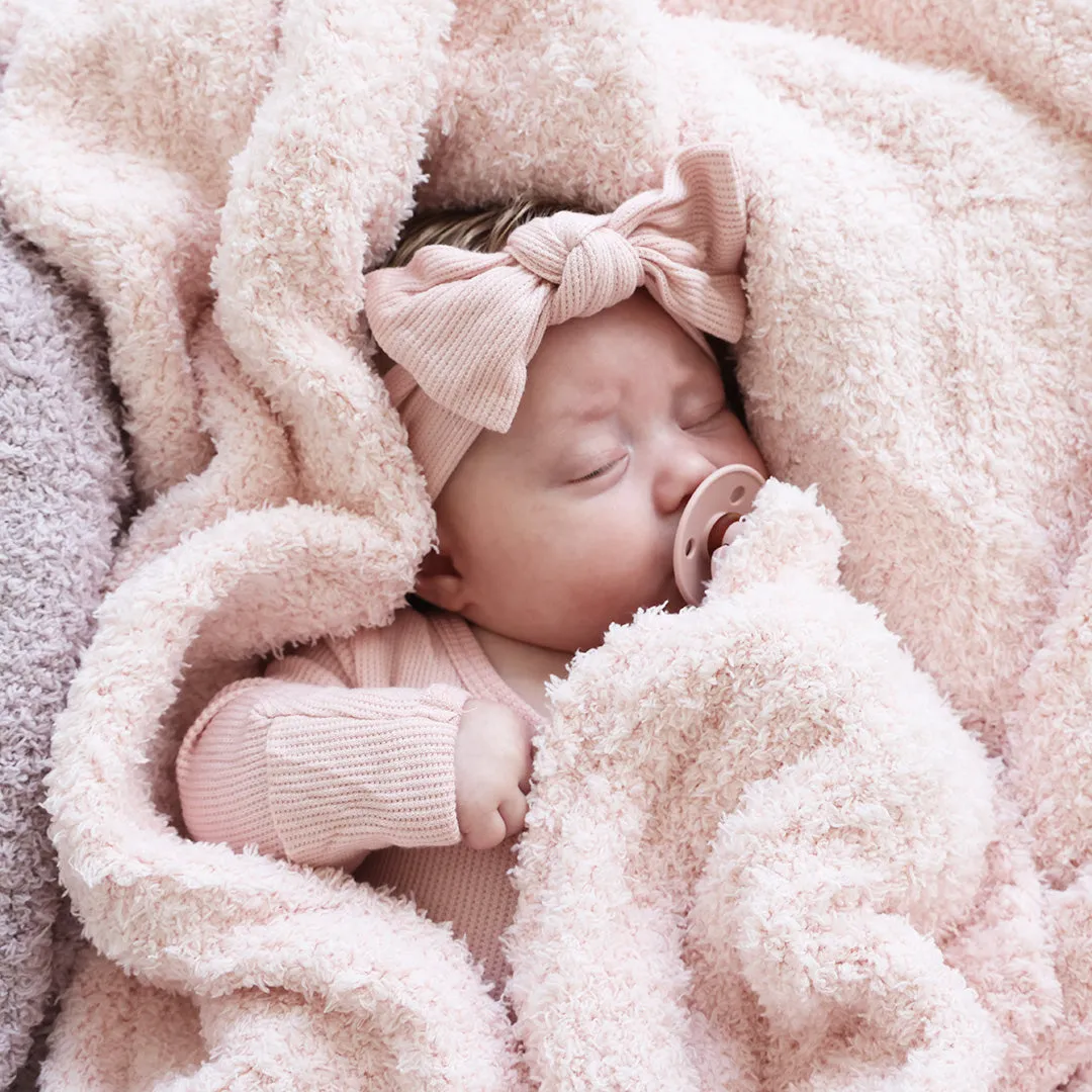 CuddleLane™ Luxe Blankets | Rose