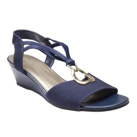 Cynthia Heel in Navy Fabric