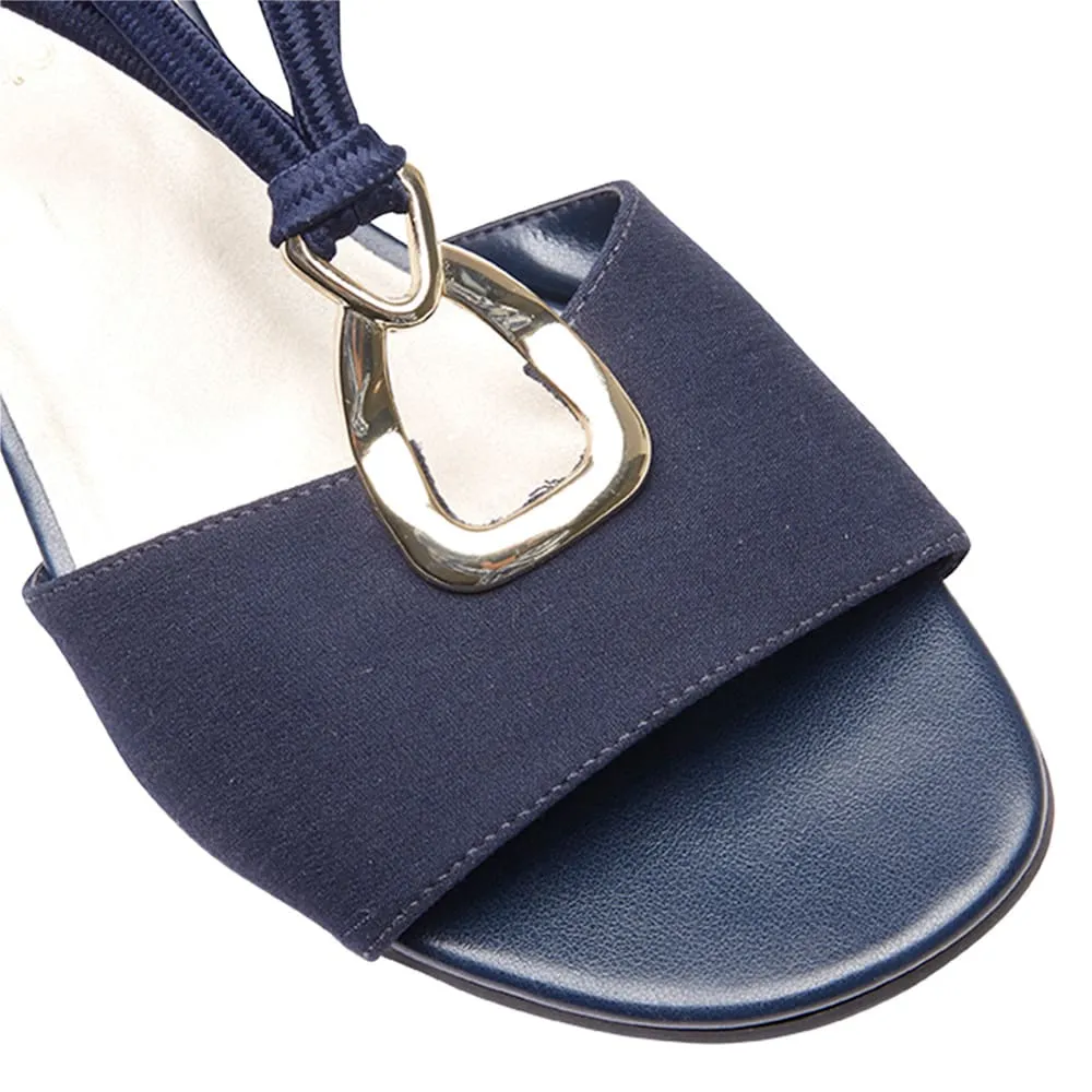 Cynthia Heel in Navy Fabric