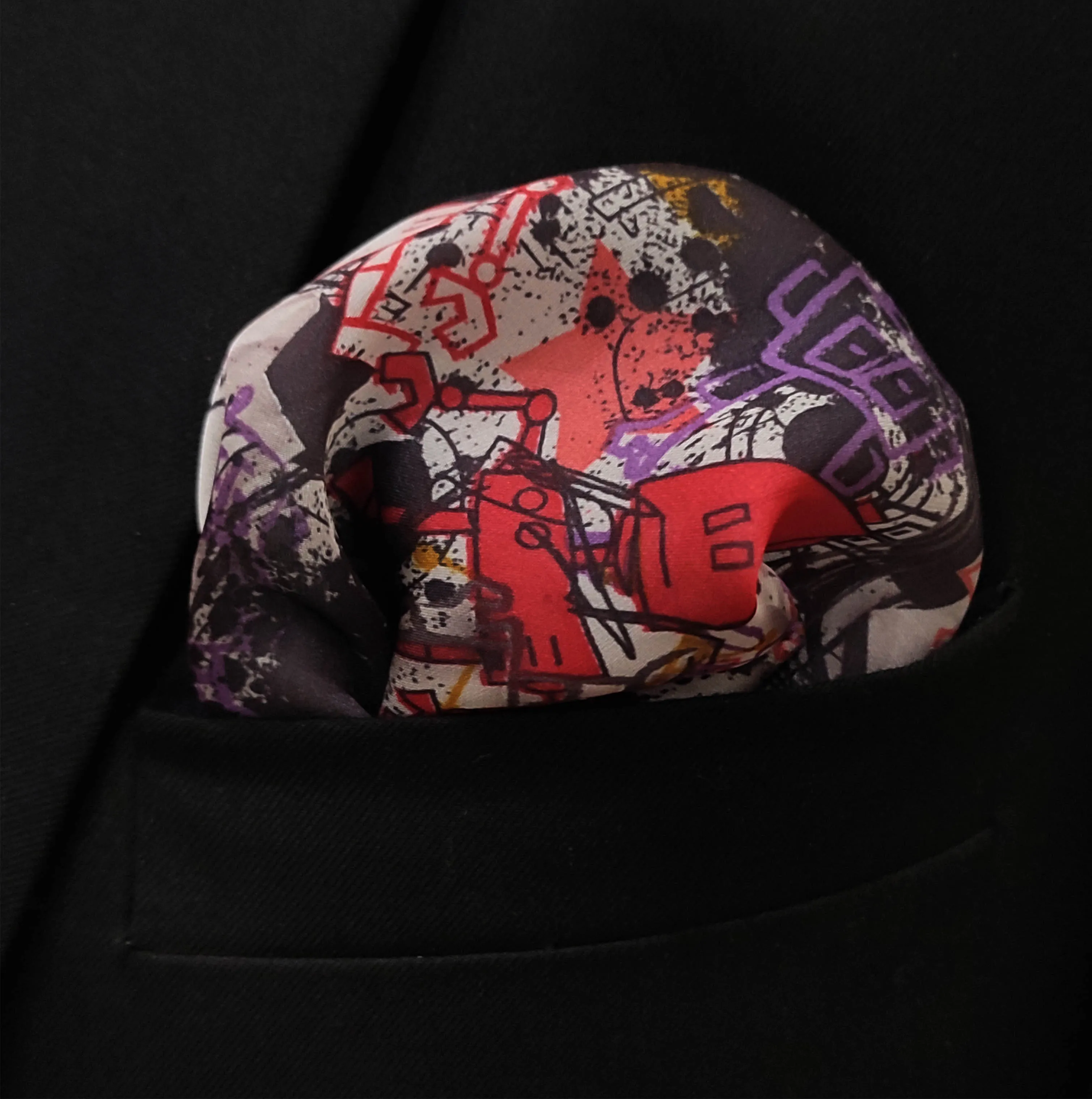 Doodle Do Silk Pocket Squares