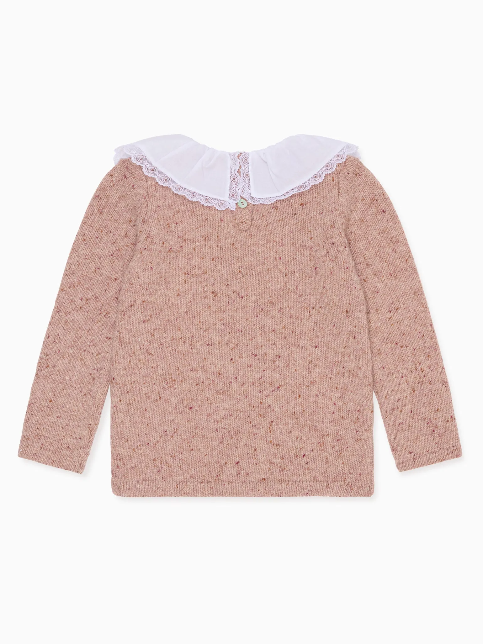 Dusty Pink Isla Merino Girl Jumper