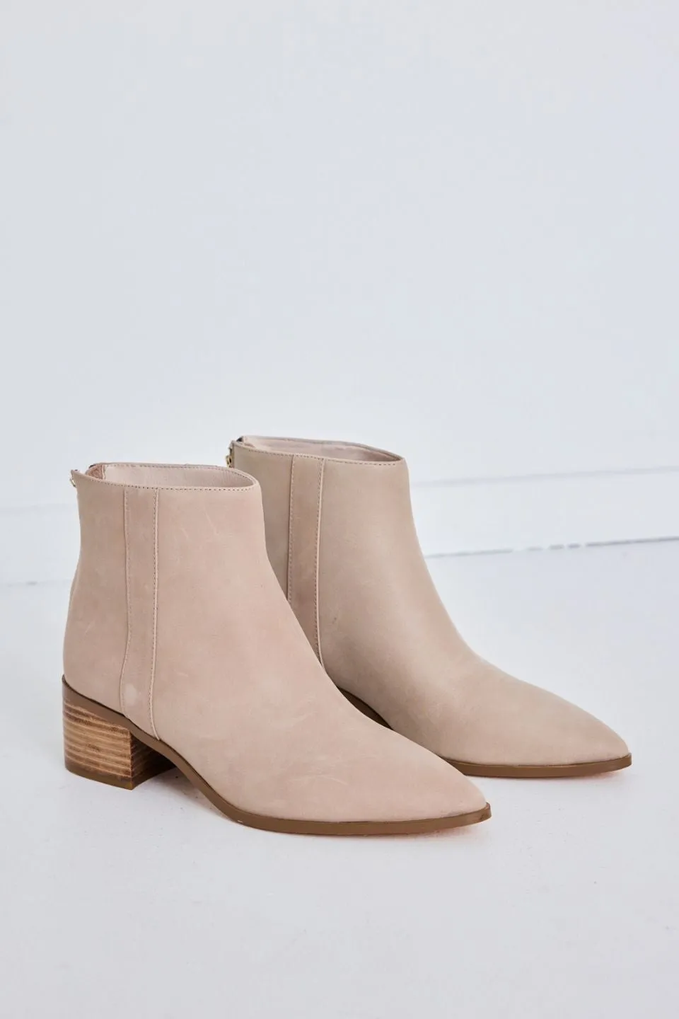 Edith Mushroom Burnished Low Boot