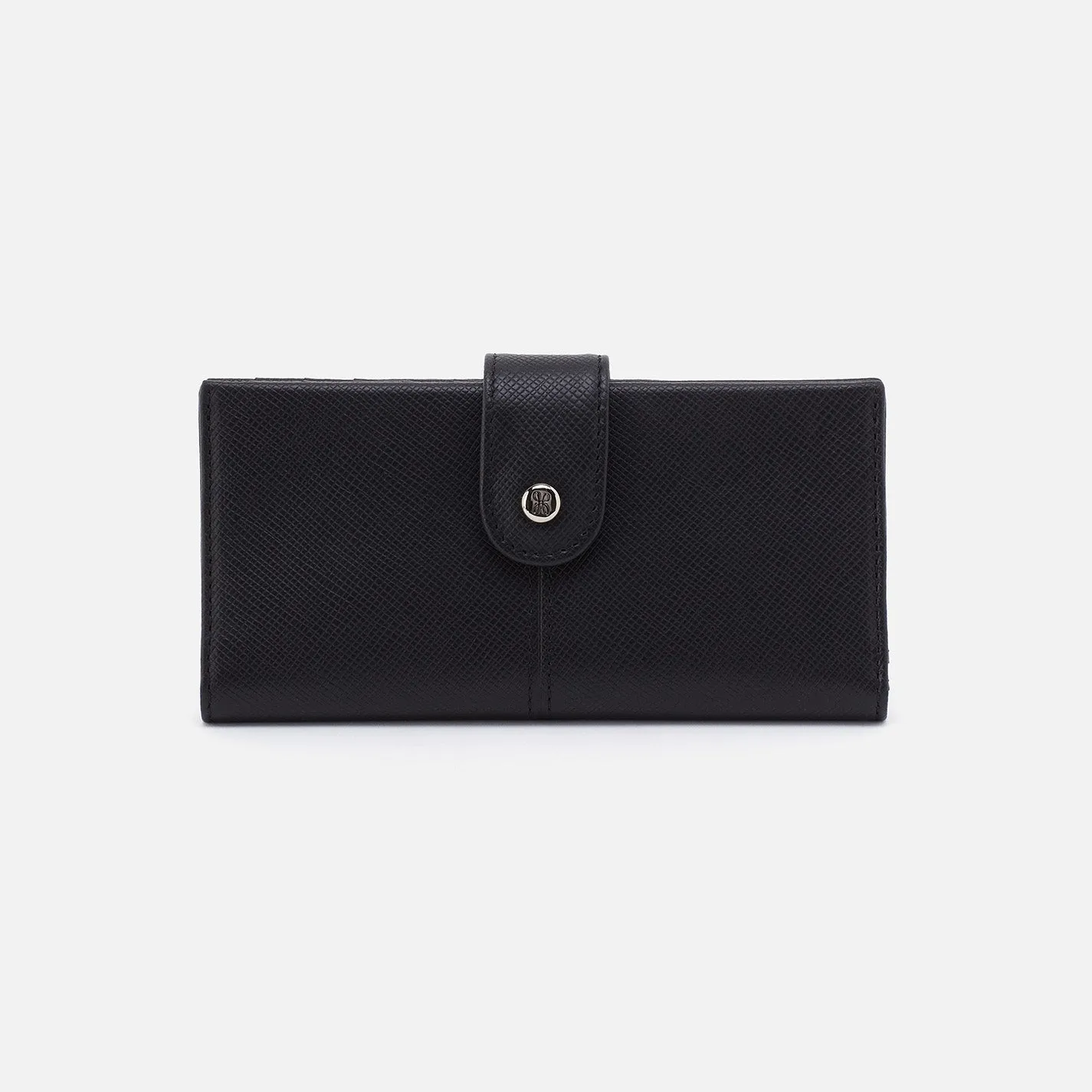 Essential Bifold Wallet In Soft Saffiano Leather - Black