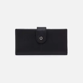 Essential Bifold Wallet In Soft Saffiano Leather - Black